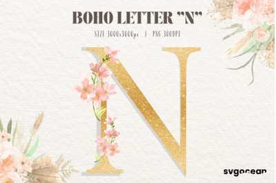 Boho Table&nbsp;Letter N