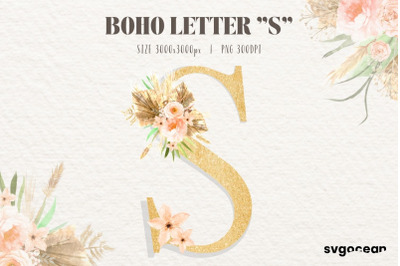 Boho Table&nbsp;Letter S