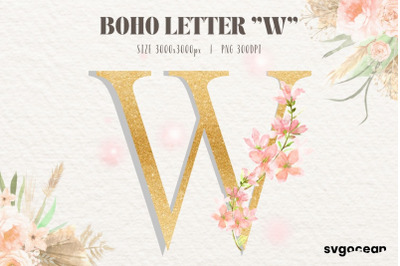 Boho Wedding&nbsp;Letter W