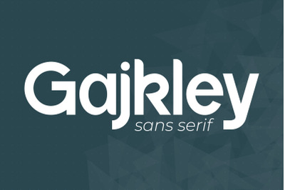 Gajkley Typeface