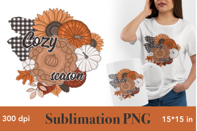 Cozy Season Sublimation Design