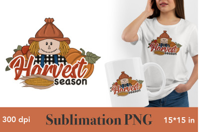 Harvest Season Sublimation Design