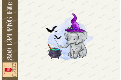 Witch Elephant Witch Vibes Halloween