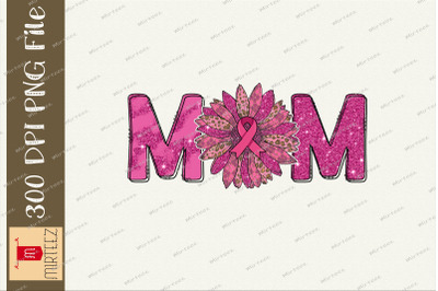 Sunflower Mom Breast Cancer Design