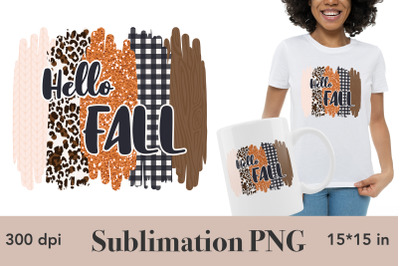 Hello Fall Sublimation Design