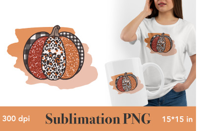 Pumpkin Sublimation Design