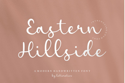 Eastern Hillside Modern Handwritten Font