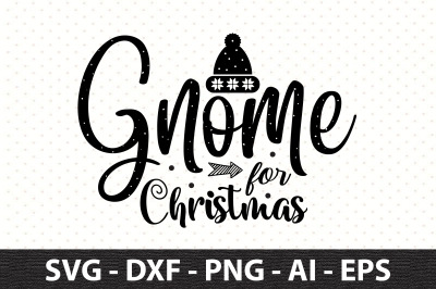 Gnome for Christmas svg