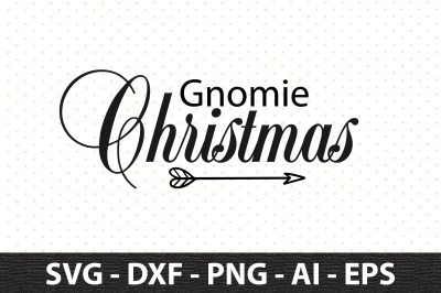 Gnomie Christmas svg