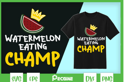 Watermelon Eating Champ