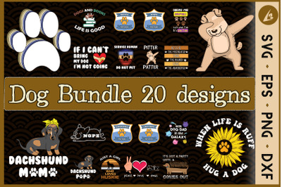 Dog SVG Bundle 20 designs