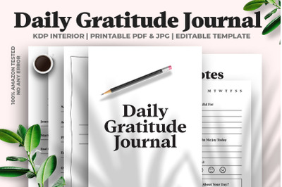 Daily Gratitude Journal KDP Interior