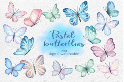 Butterflies Watercolor