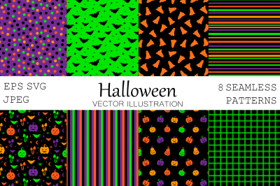 Halloween pattern. Abstract Halloween print. Pumpkin pattern