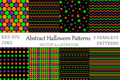 Abstract Halloween pattern. Strires pattern. Stars pattern