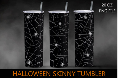 Halloween tumbler wrap, Halloween 20 oz skinny tumbler wrap