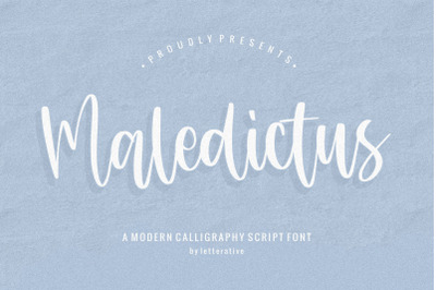 Maledictus Modern Handwritten Font