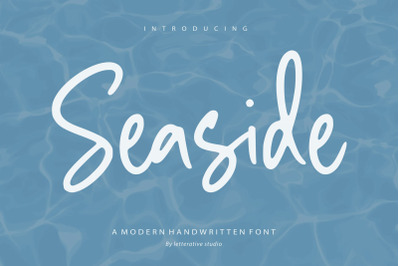 Seaside Modern Handwritten Font