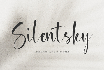 Silentsky Modern Handwritten Font