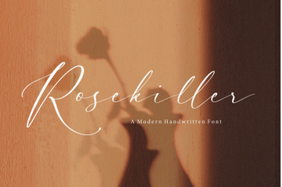 Rosekiller Modern Handwritten Font