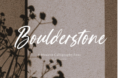 Boulderstone Modern Calligraphy Font