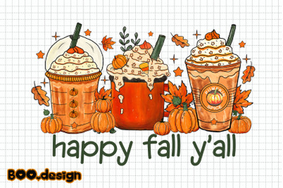 Happy Fall Y&#039;all Autumn Graphics