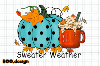 Pumpkin Spice Sweater Weather Graphics