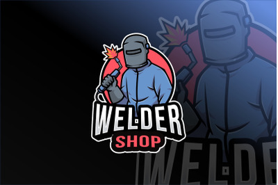 Welder Shop Logo Template