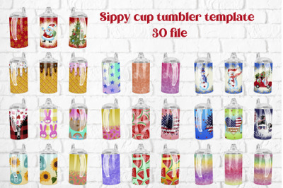 Sippy tumbler sublimation bundle | Sippy cup tumbler