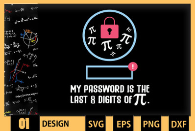 My Password Is The Last 8 Digits of Pi