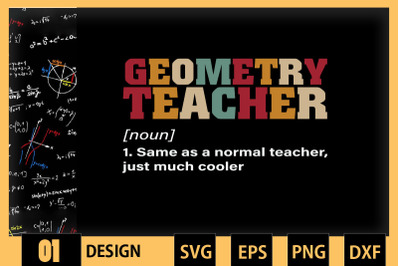 Geometry Teacher Funny Meaning