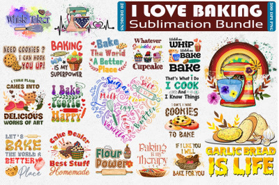 Baking Lover Sublimation Bundle-20 Designs-220720