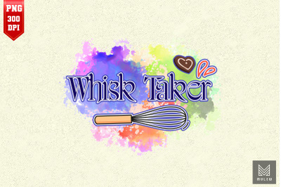 Cute Chef Art Whisk Taker Pastry Bake