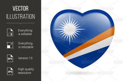 Heart icon of Marshall Islands