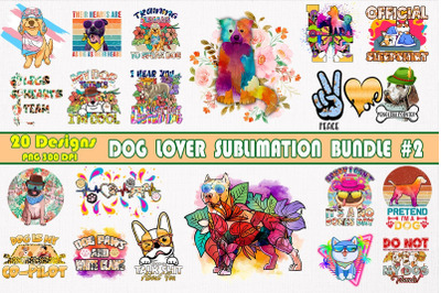 Dog Lover Sublimation Bundle-20 Designs-220715