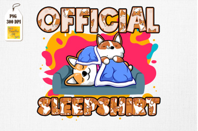 Corgi Dog Official Sleepshirt