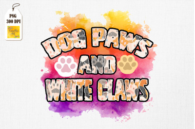 Dog Paws And White Claws Dogs Lover