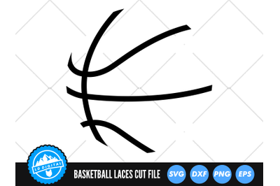 Basketball Laces SVG | Basketball Stitches Cut File | Basketball Seams