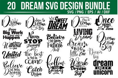 Dreams SVG Bundle