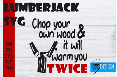 Lumberjack SVG | Funny Quotes SVG