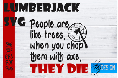 Lumberjack SVG | Funny Quotes SVG