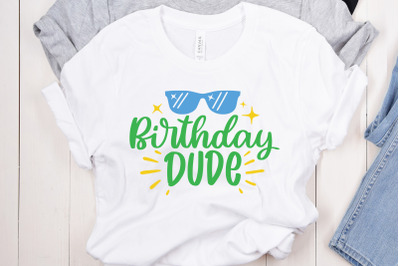 Birthday Dude SVG Cut File