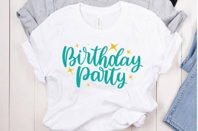 Birthday Party SVG Cut File