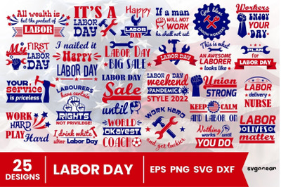 Labor Day Quotes SVG&amp;nbsp;Bundle