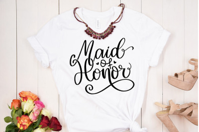 Maid Of Honor SVG Cut File