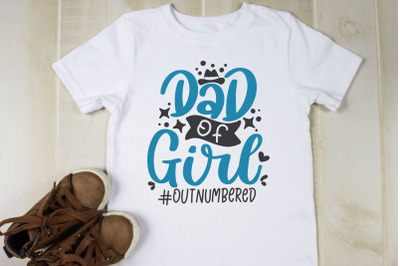 Dad Of Girl | Father&#039;s Day SVG Cut File