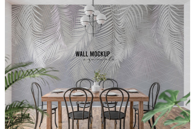 Wall mockup&2C; Wallpaper mockup