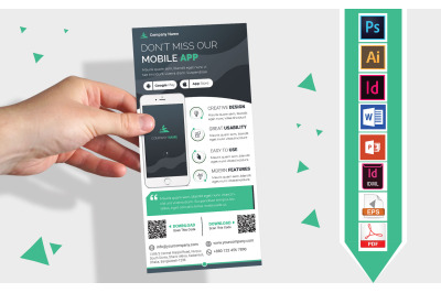 Mobile App Promotion DL Flyer Vol-02