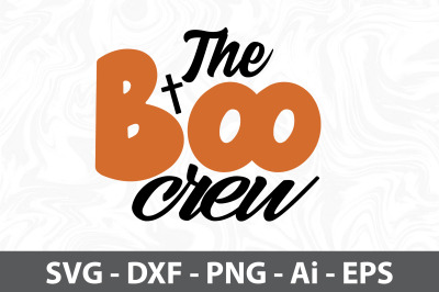 The boo crew svg