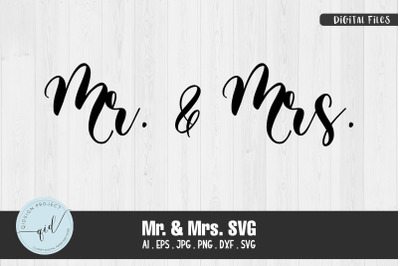 Mr. &amp; Mrs. SVG